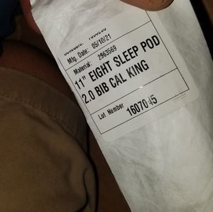 8 sleep mattress cali king half price